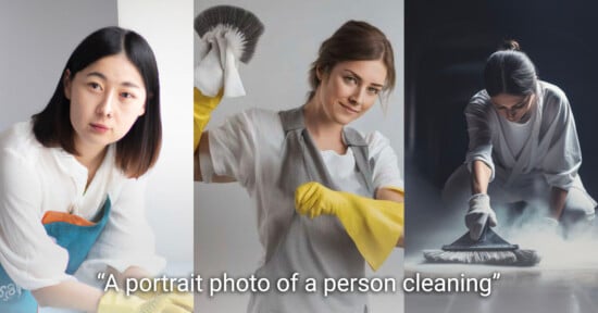 AI image of cleaners
